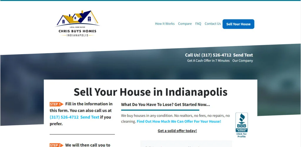 Sell your house fast in Indianapolis